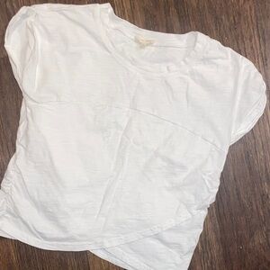 White gilded intent tee